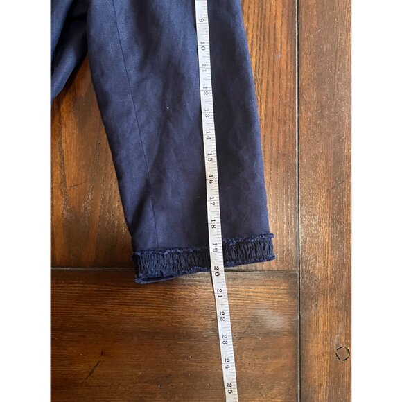 Talbots Blue Snap Button Linen Blazer Jacket Women's Size 14 - Picture 9 of 9